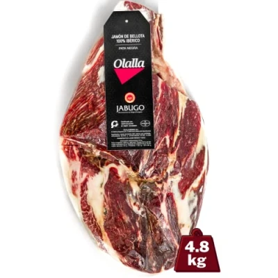 Imagen de 4.8 kg Jamón de Bellota 100% Ibérico DOP Jabugo Summum Deshuesado Jamon Iberico Elaboracion Artesanal Embutidos Ibericos