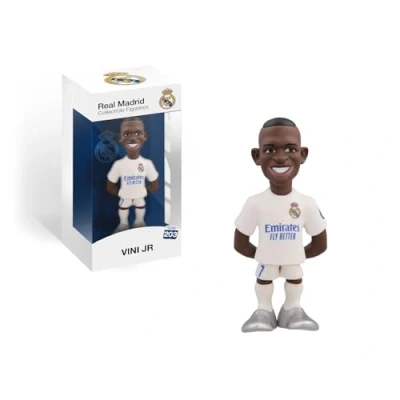 Imagen de MINIX Collectible Figurines MN18376 Figura de Vinicius, Real Madrid, Coleccionables 12 cm para Exhibición, Idea Regalo Niños y Adultos, Fans fútbol