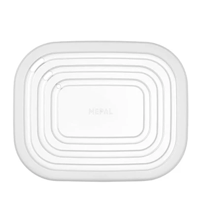 Imagen de Mepal Tapa para Microondas Cirqula Rectangular Resistente al Calor el Contenedor de Slimentos Transparente Apta y Lavavajillas