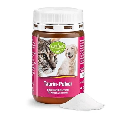 Imagen de Taurina para Perros y Gatos con taurina, aminoácido Muy Importante el Sistema nervioso Desarrollo