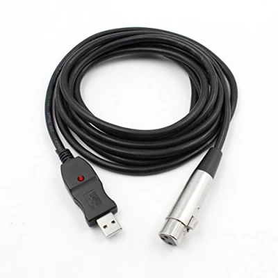 Imagen de Oikabio Cable USB a XLR hembra para micrófono MIC Link