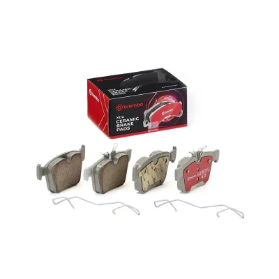 Imagen de BREMBO P86029NX Juego de pastillas freno preparado para indicador desgaste Chapa antichirridos sin accesorios