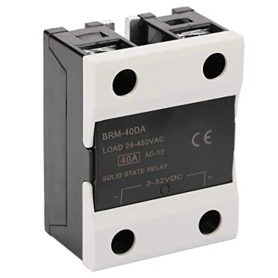 Imagen de Garosa Ssr 24 480V AC Relé de Estado sólido BRM 40DA Carga 3 32V DC a 40A Salida Monofásico Sólido,relé