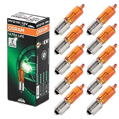 Imagen de OSRAM ULTRA LIFE 64137ULT Bombillas 12 21 HY21W CITROËN: C4 I Grand Picasso, Picasso 1, DS5 Hatchback, VOLVO: XC90 I, PEUGEOT: 308 II Hatchback