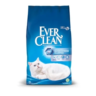 Imagen de Ever Clean Arena para Gatos, Extra Fuerte aglomerante, sin Perfume, 20L