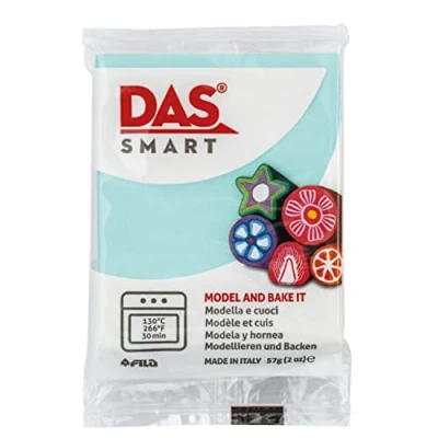 Imagen de DAS Smart, Pasta para modelar que se endurece al horno, 57g, Aguamarina