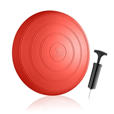 Imagen de BODYMATE cojín de Equilibrio Comfort con bombín, diámetro 33 cm propioceptivo, inestable, Asiento Entrenamiento Tronco, Espalda, Fitness, rehabilitación, coordinación