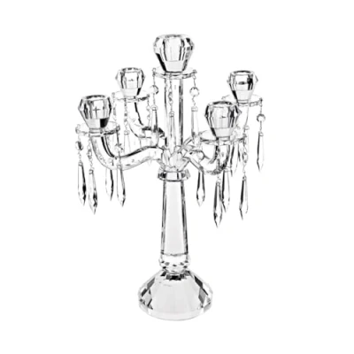 Imagen de Villeroy &amp; Boch Retro Accessories Candelabro, 5 brazos, 43 cm, Vidrio, Transparente