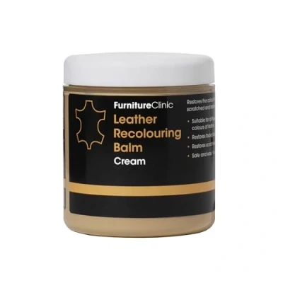 Imagen de Furniture Clinic Bálsamo Reparador para Cuero y Piel Restaura, Hidrata, Repara los Arañazos la Decoloración del Sofás, Tapicerías, Asientos de Automóviles, Ropa, Zapatos Crema