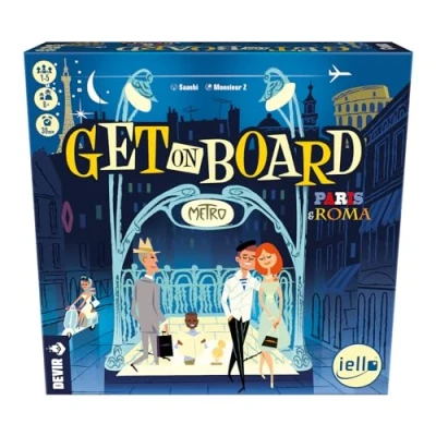 Imagen de Devir Get On Board: Paris &amp; Roma, Juego de Mesa en Família y Amigos, Estrategia, +8 (BGGOBPRPS)