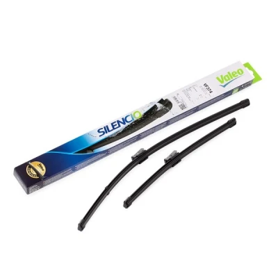 Imagen de Limpiaparabrisas Valeo Silencio X.trm, Flat Blade Set 574474 delante Sin marco sujeción por perno AUDI: A1 Hatchback, Sportback
