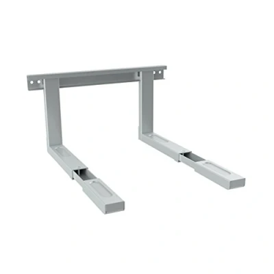 Imagen de Soporte universal para microondas PureMounts MWH 02 montaje en pared longitud ajustable 385 535 mm, ancho de pluma: 43 cm, capacidad carga: máx. 35,0 kg, gris plateado