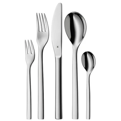 Imagen de Wmf Atria Cuberteria De Acero Inoxidable Con Acabado Pulido, 30 Piezas 6 Comensales, Cromargan Protect