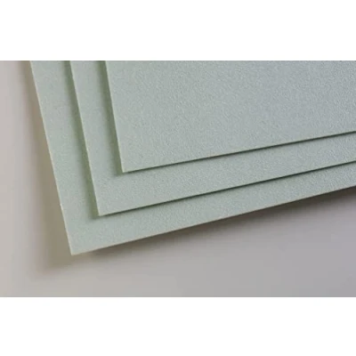 Imagen de Clairefontaine 696157C Paquete de Papel Pastelmat 5 Hojas Cartulina Especial para Pasteles Secos A3 29,7x42 cm 360g Verde Claro