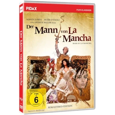 Imagen de Der Mann von La Mancha Mehrfach preisgekröntes Musical Meisterwerk mit Starbesetzung (Pidax Film Klassiker) OT: Man of [Remastered Edition] [Alemania] [DVD]