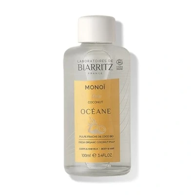 Imagen de Laboratorios de Biarritz Monoï Oceano Certificado Orgánico Perfume Coco Cuerpo y Cabello 100 ml Fabricado en Francia