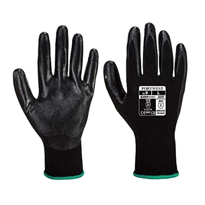 Imagen de Portwest Guante Dexti Grip, Tamaño: L, Color: Negro, A320BKRL