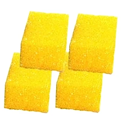 Imagen de BricolagePro 22 esponjas de Limpieza Piedra Plata, Blanca y Arcilla Limpia sin rayar 10 x 6 4 cm