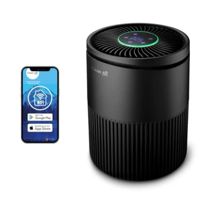 Imagen de Clean Air Optima Purificador de aire HEPA UV e ionizador inteligente CA 503B Compact Smart Apto para habitaciones hasta 30 m²/75 m3 Capacidad 140 m3/h