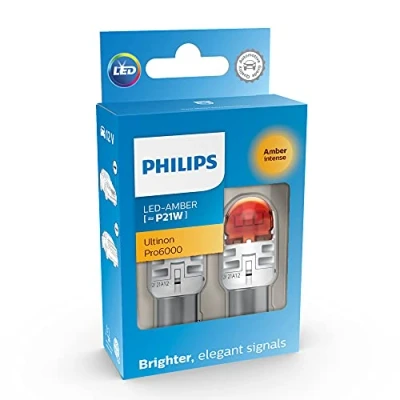 Imagen de Philips Ultinon Pro6000 LED foco de señalización para automóvil (PY21W amber), Versión anterior