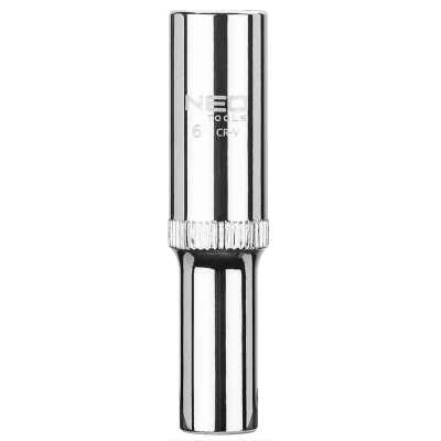 Imagen de NEO TOOLS 08 239 Piezas insertables de llave cubo 1/4 3124 6 mm Acero cromo vanadio SuperLock