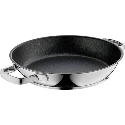 Imagen de WMF Permadur Advance Sartén 28 cm Con Revestimiento Antiadherente, Acero Inoxidable Cromargan, Resistente a los Arañazos, Asas de Inoxidable, Apta para Inducción, sin PFOA