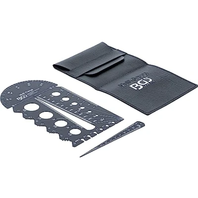 Imagen de BGS 74247 Plantilla de tornillos y roscas sistema métrico M3 M20, 0,5 13,00 mm