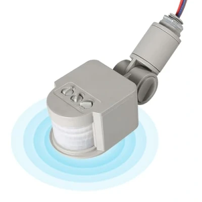 Imagen de Sensor de movimiento infrarrojo, LED exterior 90 250V 180 grados infrarrojos Pir detector interruptor luz pared
