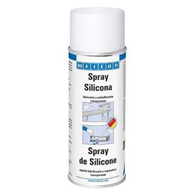 Imagen de WEICON Spray de Silicona 400 ml Lubricante y Antiadherente Transparente