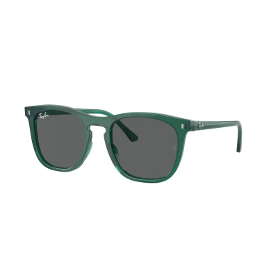 Imagen de Ray Ban Unisex Gafas de sol, Talla: 53, Transparent green/dark grey