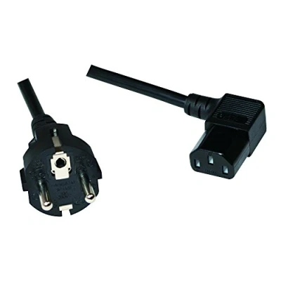Imagen de Logilink 2m, Cee 7 7/c13 2m Cee7/7 Schuko C13 Acoplador Negro Cables De Transmisión