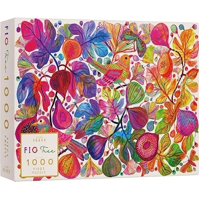 Imagen de Elena Essex Puzzles de 1000 Piezas para Adultos Higuera Puzzle Colorido pájaros Florales tamaño 68x49cm