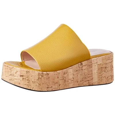 Imagen de L37 HANDMADE SHOES Lago Suddenly I, Sandalia Mujer, Amarillo, 35 EU