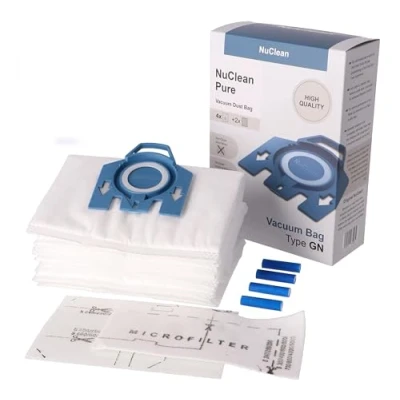 Imagen de NuClean Compatible con bolsas aspiradoras Miele C3 de aspiradora GN Hoover Repuesto para Cat y Dog (4 bolsas, 4