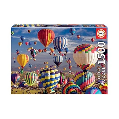 Imagen de Educa Puzzle de 1500 Piezas para Adultos Globos Aerostáticos. Incluye Pegamento Fix Puzzle. A Partir 14 años (17977)