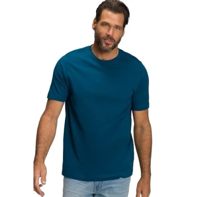 Imagen de JP1880 Grosse GRÖSSEN BIS Rundhalsausschnitt Reine Camiseta básica, Hombre, Talla: 5XL, Anilinlila