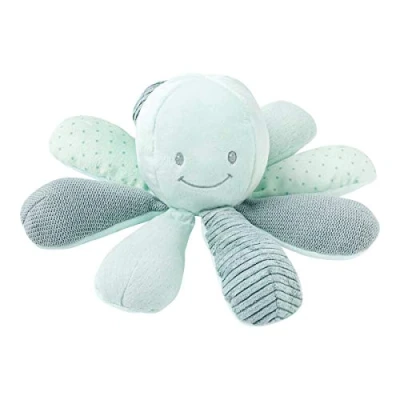 Imagen de Nattou NT 879712 LAPIDOU pulpo de actividad, dibujos animados, Color verde menta, pequeño (Jollymex NATLAP879712)