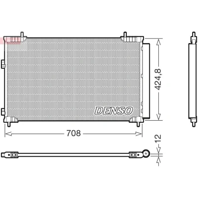 Imagen de DENSO DCN51018 Condensador con secador