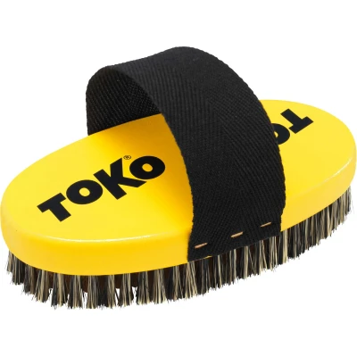 Imagen de TOKO Base Brush oval Copper with strap Ski and snowboard maintenance tool