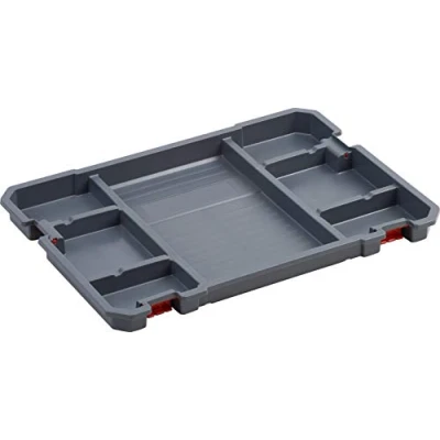 Imagen de Connex Accesorio 1 compartimento grande + 6 pequeños Apto para todas las cajas de sistema plástico Accesorios opcionales/Organizador herramientas/Bandeja almacenamiento /