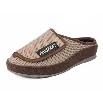 Imagen de Aerosoft zapatilla 6032 4P mujer hombre antideslizante transpirables (topo, 39)