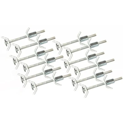 Imagen de KOTARBAU® 12 x Conector para encimeras 65 mm, muebles, Junta de encimera cocina,Tornillos montaje Herraje montaje, Conectores acero inoxidable, unidades