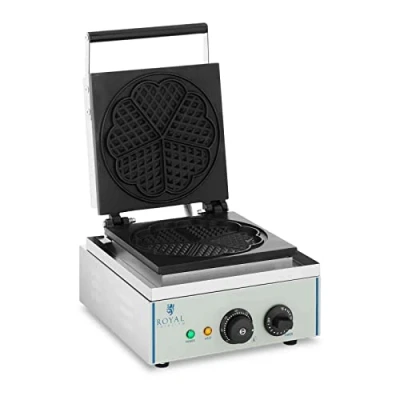 Imagen de Royal Catering RCWM 1500 H Gofrera con base de corazón 1x1.500Watt