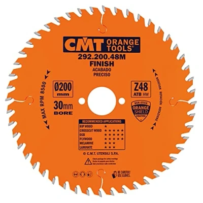 Imagen de CMT Orange Tools 292.200.48M Sierra circular 200x2.8x30 z 48 atb 15 grados