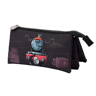 Imagen de KARACTERMANIA Harry Potter Train Estuche Portatodo Triple HS, Multicolor