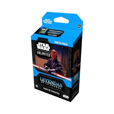 Imagen de Asmodee FFG Star Wars Unlimited Juego de Cartas Coleccionables Leyendas la Fuerza Mazo Muestra Darth Maul exclusivas A Partir 12 años, 2+ Jugadores Español