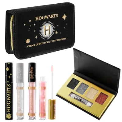 Imagen de Harry Potter Set Maquillaje Mujer y Adolescentes Estuche de (Negro Hogwarts)