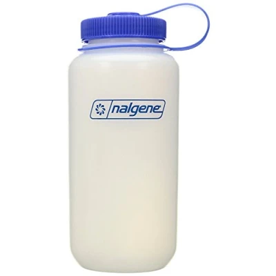 Imagen de Nalgene Aufbewahrungsdosen HDPE Flasche, Loop Top Botella para Beber, Artículos Deportivos y al Aire Libre, Ultralite Weiß, 946 ml