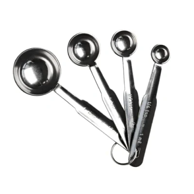 Imagen de DE Buyer, SET 4 CUCHARAS MEDIDORAS EN ACERO INOXIDABLE: 1/1.5/5/15ML 1, Pack 4827.01