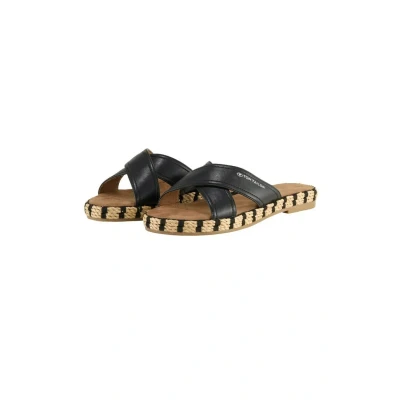 Imagen de TOM Tailor Licence AUS Hochwertigem Sandalias planas, Mujer, Talla: 38, Black Zapatos
